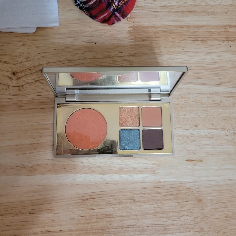Stila Color Cocktail Travel Cheek Lip & Eye Palette Tequila Sunrise New Boxed